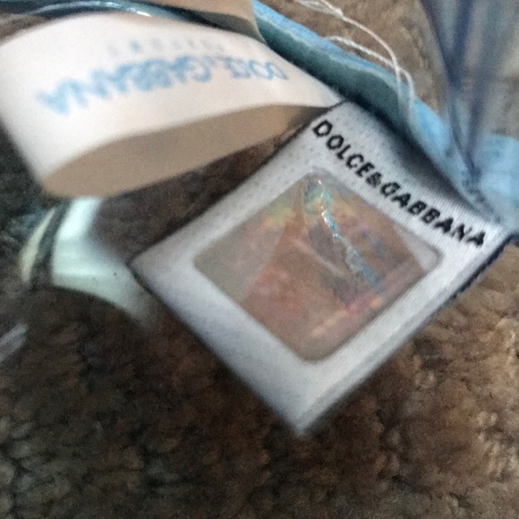 Dolce & Gabbana clear blue beach style tote - Picture 5 of 5